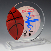 7619S (Screen Print), 7619P (4 Color Process) - Basketball Achievement Award